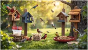 tips for attracting and supporting wild birds