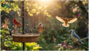 tips for attracting colorful songbirds