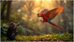 tips for capturing colorful birds