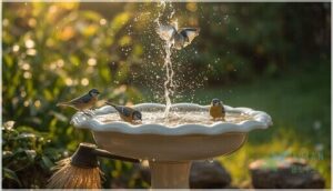 tips for choosing and maintaining bird baths