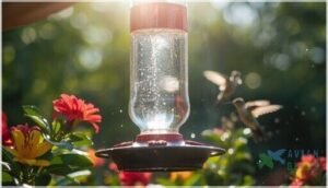tips for maintaining a clean hummingbird feeder