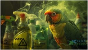 toxic chemicals to avoid around birds