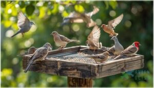 tray and platform feeders