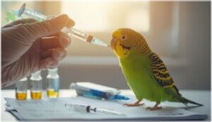 treating internal parasites in birds