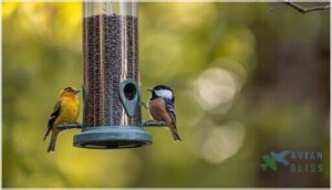 tube feeders for small songbirds tube feeders for small songbirds