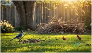 twigs and small sticks in your yard