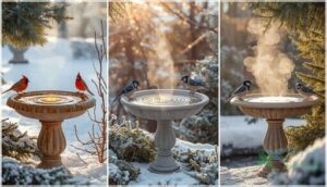 types of bird bath de-icers types of bird bath de-icers