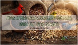 types of bird seeds available