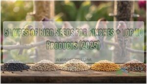 types of bird seeds for finches