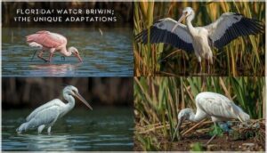 unique adaptations of florida water birds
