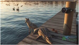 using decoys and predator figures