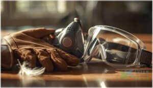 using protective gear using protective gear