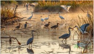 wetland and aquatic bird species