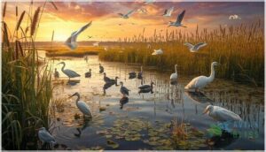 wetlands and marshes