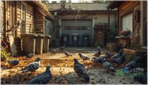 what attracts pigeons to your property