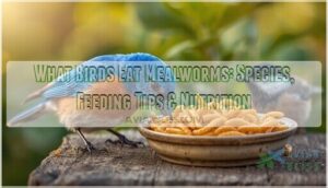 what birds eat mealworms