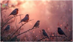 what drives birds to sing intensely at dawn