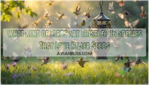 what kind of birds eat thistle