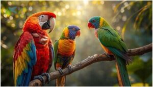 what makes birds so colorful