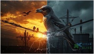 what risks do power lines pose to birds