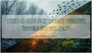 where do birds go in winter