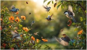 which birds eat insects in your garden