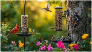 which feeders attract which birds