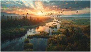 which habitats do migratory birds use