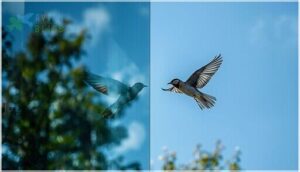 why birds collide with windows