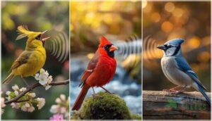 why birds produce different sounds