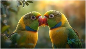 why do birds touch beaks