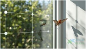 window decals and visual patterns