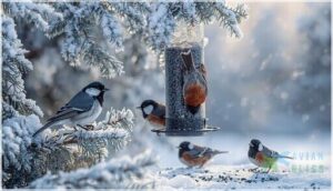 winter birds and seasonal variations