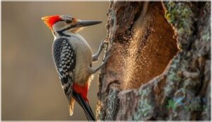 woodpecker behavior and adaptations