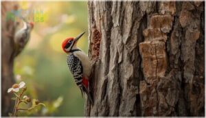 woodpecker behavior and feeding habits