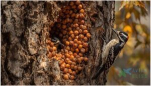woodpecker behaviors and diets