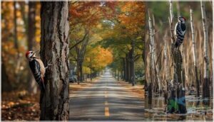 woodpecker habitats across illinois