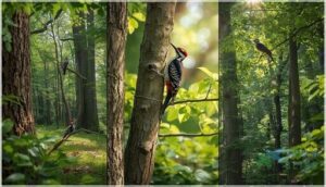 woodpecker habitats across indiana