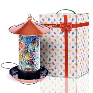XDW GIFTS Mosaic Solar Wild Bird B07VBKN7HP