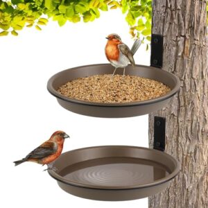 2 Pack Fence Bird Feeder B0F1F6NLP8