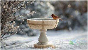 adding insulation around the bird bath adding insulation around the bird bath