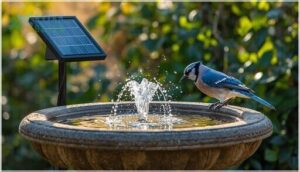 adding movement with solar fountains adding movement with solar fountains