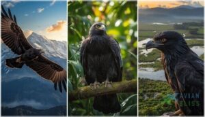 andean condor, harpy eagle, great black hawk andean condor, harpy eagle, great black hawk