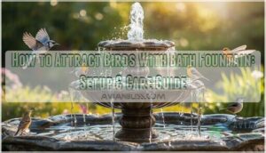 attract birds with bath fountain attract birds with bath fountain