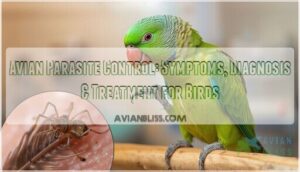 avian parasite control symptoms birds