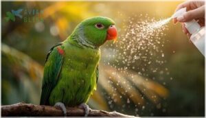 bathing and misting techniques