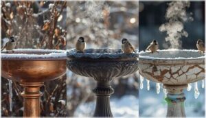 best bird bath materials for cold weather best bird bath materials for cold weather