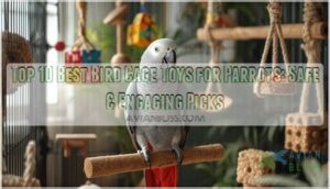 best bird cage toys for parrots