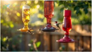 best feeder colors to deter bees