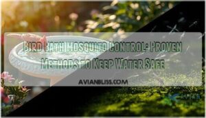 bird bath mosquito control